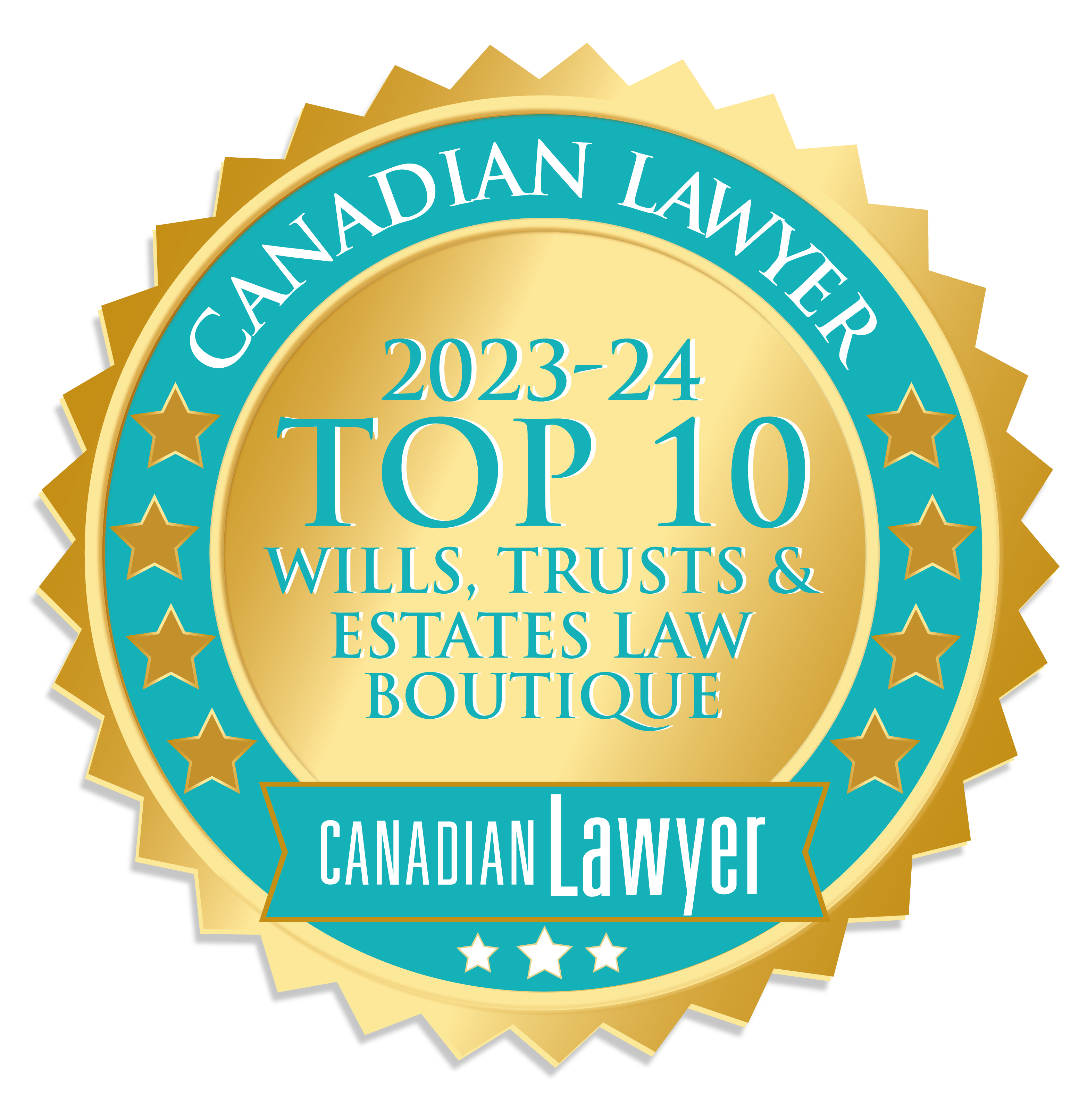 Canadian Lawyer - Top 10 Wills, Trusts and Estate Boutiques 2023-24